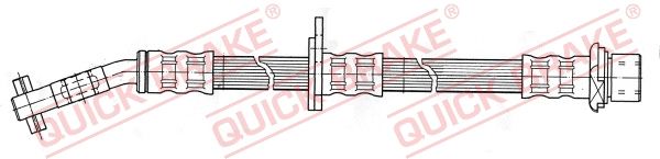 Купить 58.934 QUICK BRAKE Тормозной шланг Avensis T22 (1.6, 1.8, 2.0)
