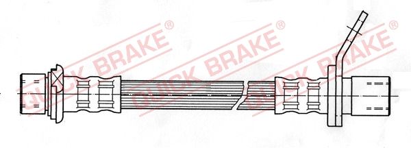 Купить 22.911 QUICK BRAKE Тормозной шланг Авенсис Т22 (1.6, 1.8, 2.0)