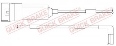 Купить WS 0122 A QUICK BRAKE Датчик износа тормозных колодок Вектру (А, Б) (1.6, 1.7, 1.8, 2.0)