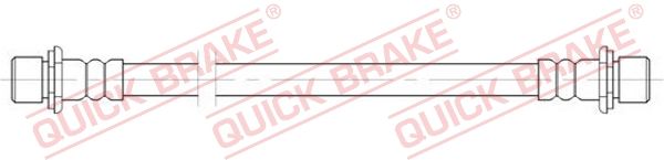 Купить 25.075 QUICK BRAKE Тормозной шланг Land Cruiser (150, Prado) (2.7, 2.8, 3.0, 4.0)