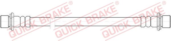 Купить 25.078 QUICK BRAKE Тормозной шланг Ленд Крузер 200 (4.5, 4.6, 4.7)