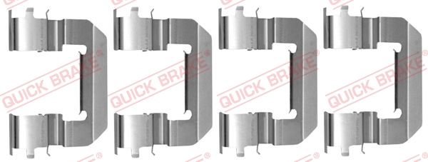 Купить 109-0014 QUICK BRAKE Ремкомплект тормозных колодок Veloster (1.6 GDI, 1.6 MPI)