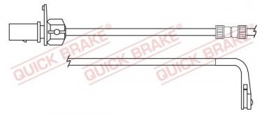 Купить WS 0391 A QUICK BRAKE Датчик износа тормозных колодок Ауди А8