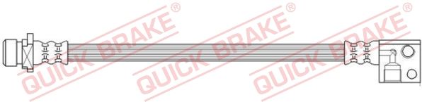 Купити 62.016 QUICK BRAKE Гальмівний шланг Civic (1.4, 1.8, 2.2 CTDi)