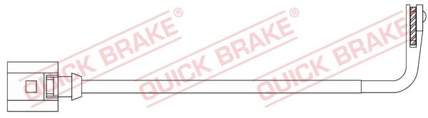 Купити WS 0440 A QUICK BRAKE Датчик зносу гальмівних колодок Audi TT (1.8, 2.0, 2.5)