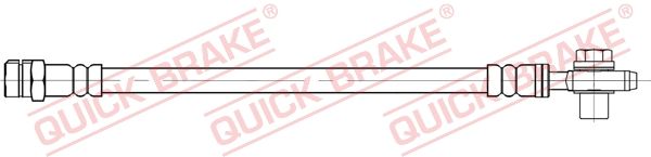Купить 50.095X QUICK BRAKE Тормозной шланг Scirocco (1.4, 2.0)