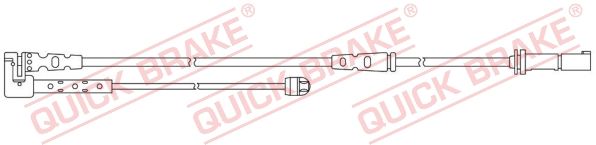 Купити WS 0431 A QUICK BRAKE Датчик зносу гальмівних колодок 2-series (F45, F46) (1.5, 2.0)