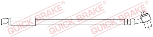 Купить 59.803X QUICK BRAKE Тормозной шланг Insignia (1.4, 1.6, 1.8, 2.0, 2.8)