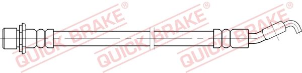 Купити 50.096 QUICK BRAKE Гальмівний шланг Ауріс (1.3, 1.4 D-4D, 1.6)
