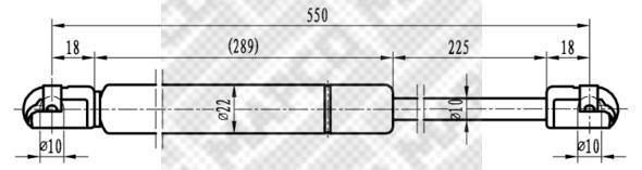 Купити 91607 MAPCO Амортизатор багажника Транзіт (4, 5) (1.6, 2.0, 2.5)