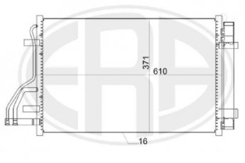 Купить 667151 ERA Радиатор кондиционера Hyundai i30 (1.4, 1.6, 2.0)