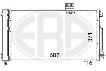 Купити 667050 ERA Радіатор кондиціонера CL-Class