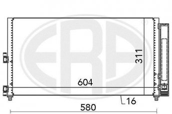 Купить 667000 ERA Радиатор кондиционера Пунто (1.2, 1.4)