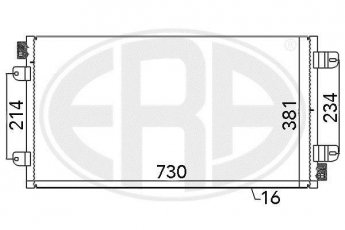 Купити 667030 ERA Радіатор кондиціонера Movano (1.9, 2.2, 2.5, 2.8, 3.0)
