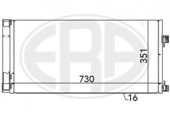 Купити 667133 ERA Радіатор кондиціонера Laguna 3 (1.5, 1.6, 2.0)