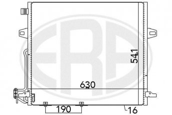 Купить 667093 ERA Радиатор кондиционера M-Class W164 (3.0, 3.5, 5.0, 5.5)