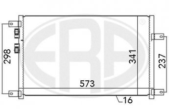 Купить 667074 ERA Радиатор кондиционера Альфа Ромео  1.9 JTD