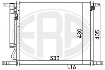 Купить 667128 ERA Радиатор кондиционера Авео (1.2, 1.4)