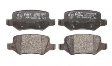 Купить C2M029ABE ABE Тормозные колодки задние Ванео W414 (1.4, 1.6, 1.7, 1.9) без датчика износа