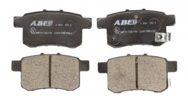 Купити C24017ABE ABE Гальмівні колодки задні Аккорд (2.0 i, 2.2 i-DTEC, 2.4 i) 