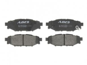 Купить C27005ABE ABE Тормозные колодки задние Легаси (2.0, 2.5, 3.0) с звуковым предупреждением износа