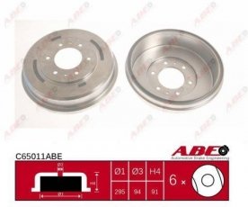 Купить C65011ABE ABE Тормозной барабан L200 (2.4, 2.5, 3.2)