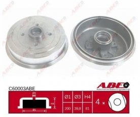 Купить C60003ABE ABE Тормозной барабан Lanos (1.3, 1.5, 1.6)