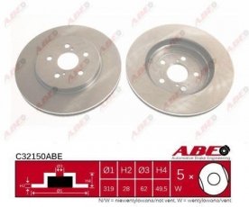 Купить C32150ABE ABE Тормозные диски Lexus RX (3.0, 3.3, 3.5)