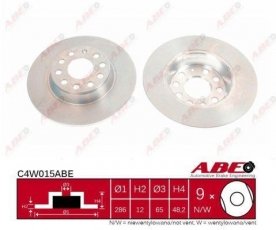 Купить C4W015ABE ABE Тормозные диски Audi Q3 (1.4, 2.0)