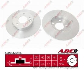 Купить C3M068ABE ABE Тормозные диски A-Class W169 (A 150, A 160, A 160 CDI)
