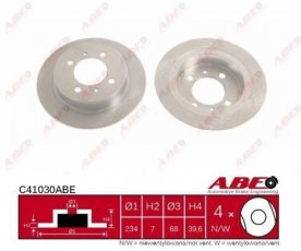 Купить C41030ABE ABE Тормозные диски Almera (N15, N16) (1.4, 1.6, 2.0)
