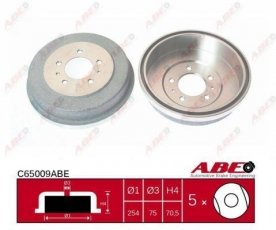Купить C65009ABE ABE Тормозной барабан L300 (1.6, 2.0, 2.4, 2.5)