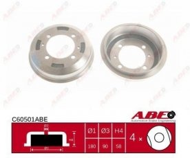 Купить C60501ABE ABE Тормозной барабан Accent (1.3, 1.5)