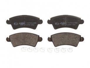 Купить C1P041ABE ABE Тормозные колодки передние Peugeot 206 (1.6 16V, 2.0 HDI 90, 2.0 S16) с датчиком износа