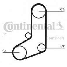 Купить CT911 Continental Ремень ГРМ Sonata (1.8 i, 2.0 i)