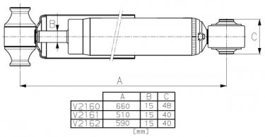 Купить V2160 MONROE Амортизатор    Транзит 8 (2.0 TDCi, 2.2 TDCi)
