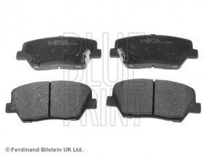 Купити ADG042137 BLUE PRINT Гальмівні колодки передні Hyundai i30 (1.4, 1.6) с звуковым предупреждением износа