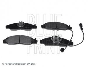 Купить ADG04241 BLUE PRINT Тормозные колодки передние Карандо (2.2 D, 2.9 D, 2.9 TD) с датчиком износа