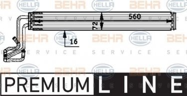 Купить 8MO 376 726-301 Behr Hella Радиатор ГУР Touareg (3.2 V6, 4.2 V8)