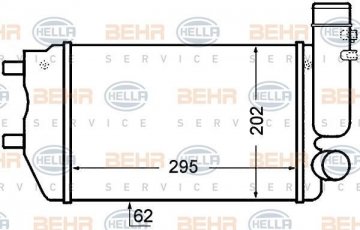 Купить 8ML 376 727-571 Behr Hella Интеркулер Джампер (1.9 TD, 2.5 TDi, 2.8 HDi)