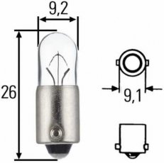 Лампа накаливания, фонарь указателя поворота, Лампа накаливания, внутренее 8GP 002 067-241 Behr Hella фото 1
