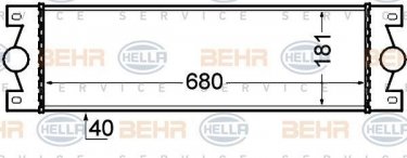 Купити 8ML 376 776-521 Behr Hella Інтеркулер Renault