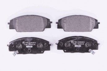 Купить 8DB 355 009-731 Behr Hella Тормозные колодки передние Civic (2.0, 2.0 Type-R) с звуковым предупреждением износа