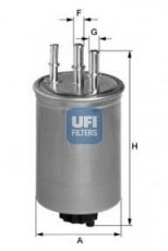 Купить 24.445.00 UFI Топливный фильтр  Focus 1 1.8 TDCi