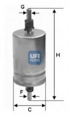 Купить 31.510.00 UFI Топливный фильтр  Фелиция (1.3, 1.6)