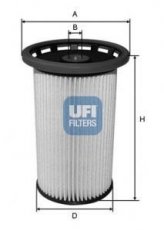 Купить 26.025.00 UFI Топливный фильтр 