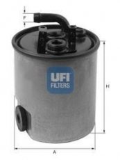 Купить 24.007.00 UFI Топливный фильтр  Vito 638 (2.1, 2.2)