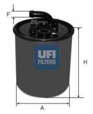 Купить 24.416.00 UFI Топливный фильтр  Sprinter (901, 902, 903, 904) (2.1, 2.7)