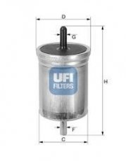 Купить 31.514.00 UFI Топливный фильтр  Escort (5, 6, 7) (1.3, 1.4, 1.6, 1.8)