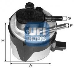 Купить 55.170.00 UFI Топливный фильтр  C-Max 1 1.6 TDCi